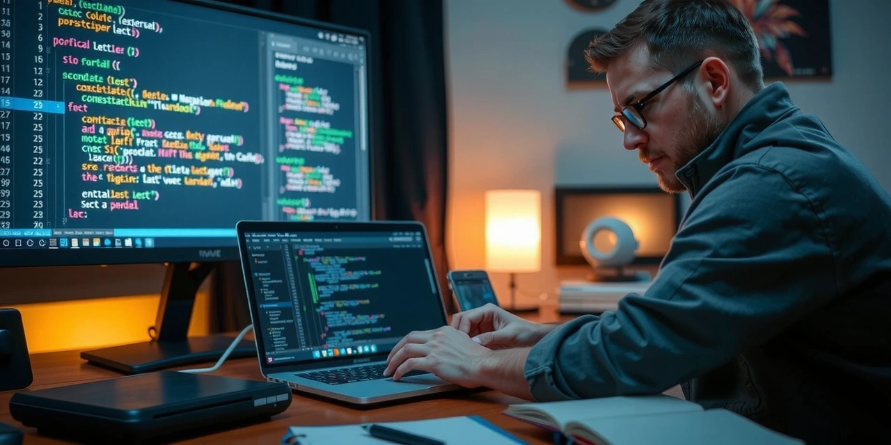 Developer workspace scene